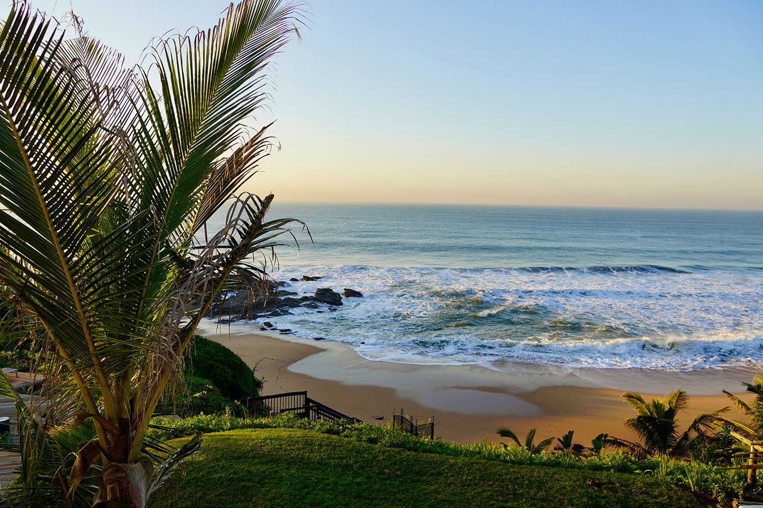 Indian Ocean coastline at Sala Beach House on the North Coast